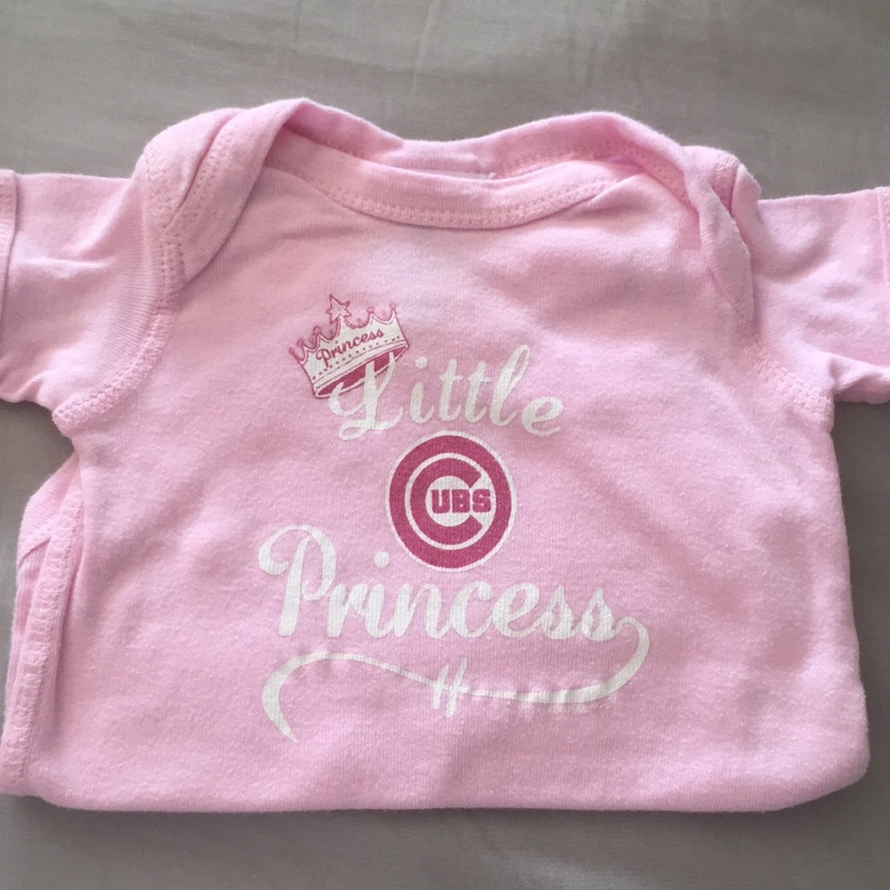 Baby girl cubs onesie